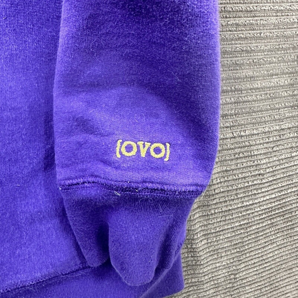 October's Very Own Sweatshirt Women XS X-Small Purple Cotton Long Sleeve‎ Drake. - Picture 10 of 12